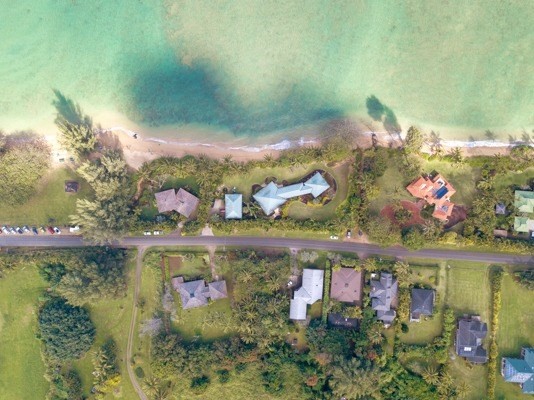 3671 Anini Road Princeville, HI 96722 - Photo 5 of 11 a view of a lake from a balcony
