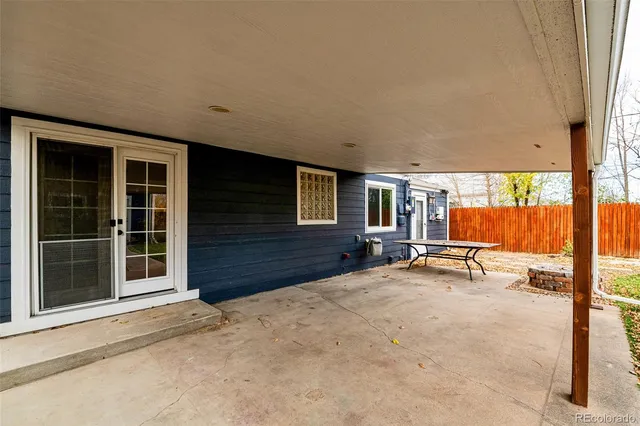 a view of a livingroom with a patio