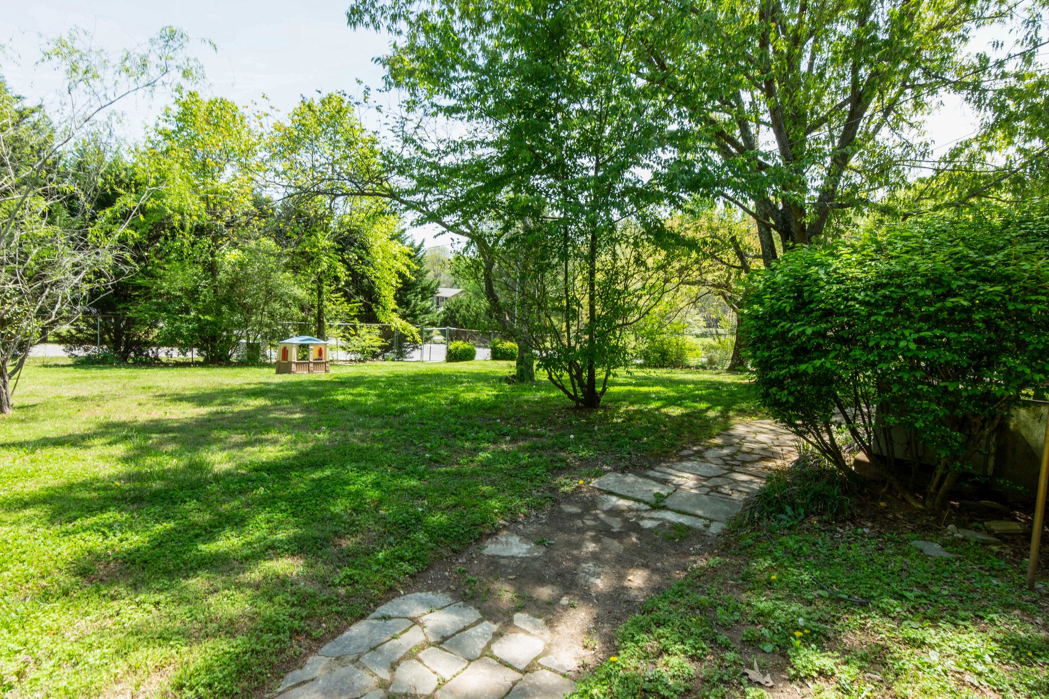 7813 Chester Road Fairview, TN 37062 - Photo 17 of 23 a backyard of a house with lots of green space