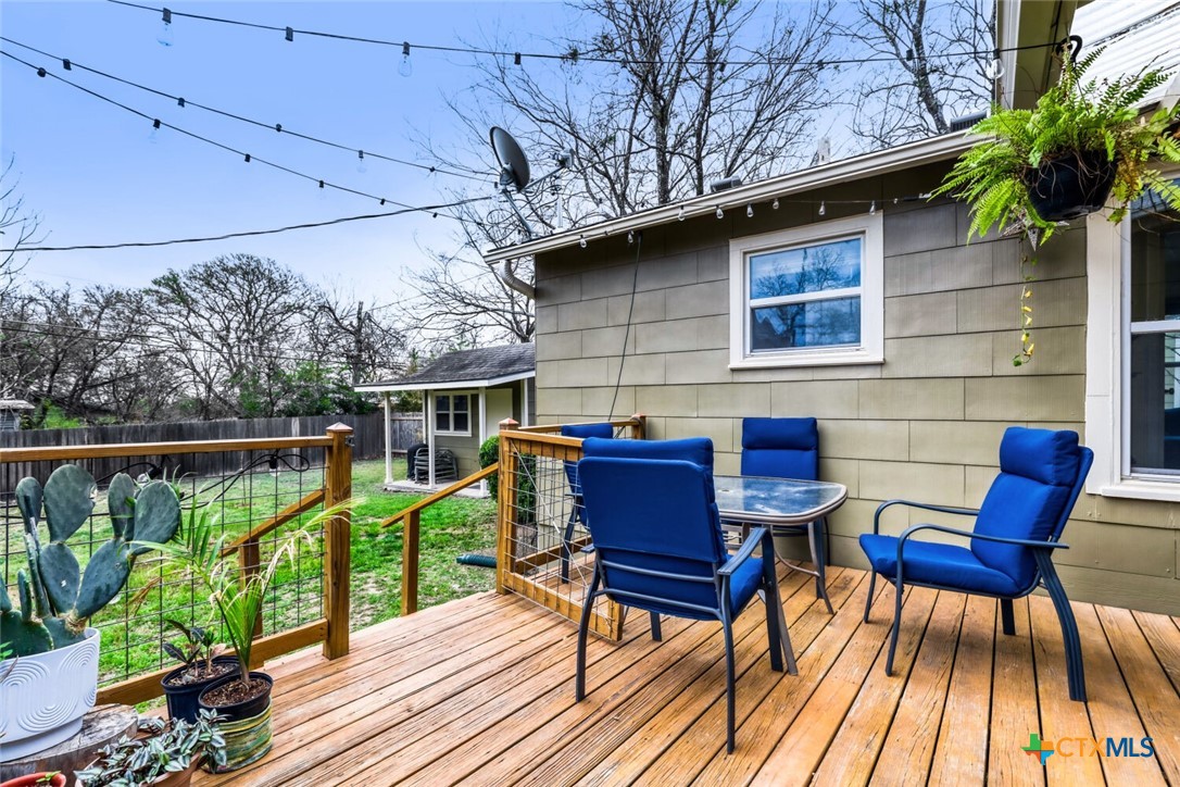 3307 Larry Lane Austin, TX 78722 - Photo 25 of 27 a view of a chairs on the deck
