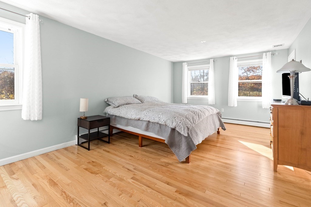 27 Brush Hill Road Merrimac, MA 01860 - Photo 12 of 26 a bedroom with a bed and a flat screen tv