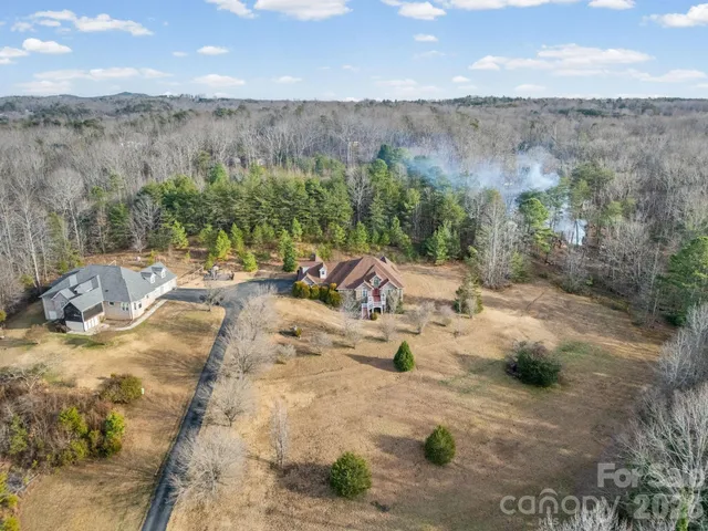 a view of a backyard of a house