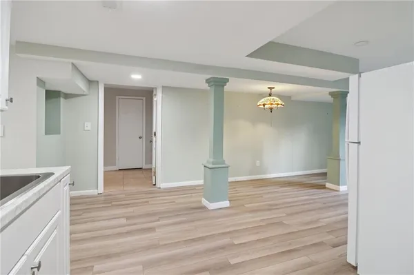 a view of empty room