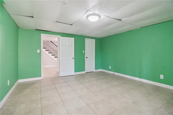 a view of an empty room