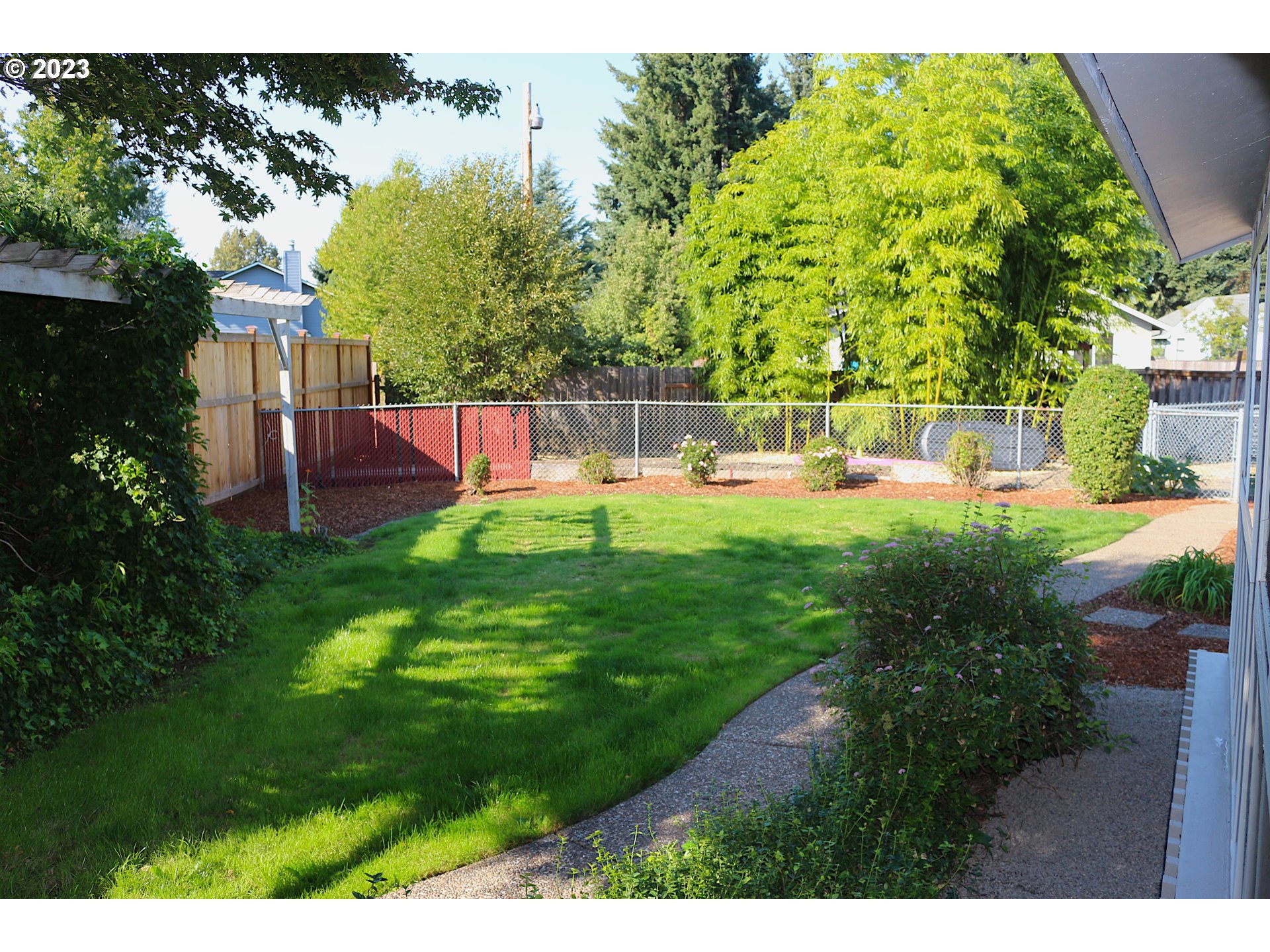 6566 E Street Springfield, OR 97478 - Photo 7 of 46 a view of backyard with swimming pool