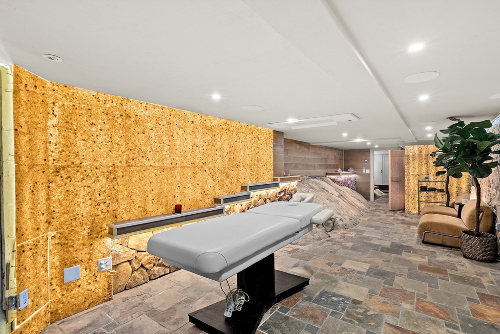 67 Border Street Scituate, MA 02066 - Photo 33 of 42 a living room with furniture pool table and a flat screen tv