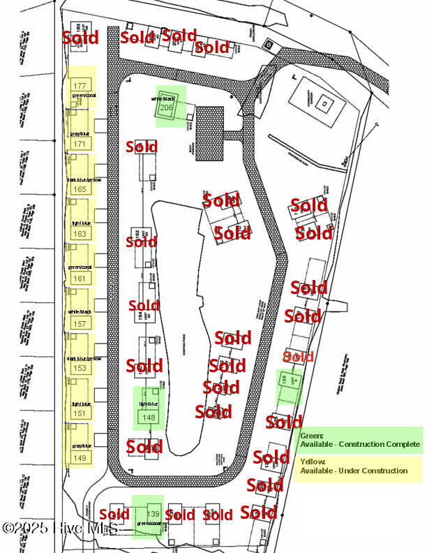 151 Long Pond Loop Swansboro, NC 28584 - Photo 34 of 56 Plat Map w Sold -jpeg(1)