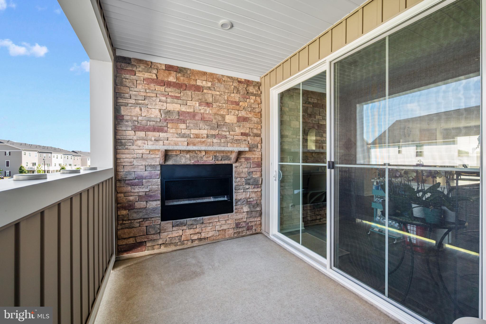 7304 Isabella Road Laurel, MD 20723 - Photo 18 of 44 Serene Balcony with Fireplace