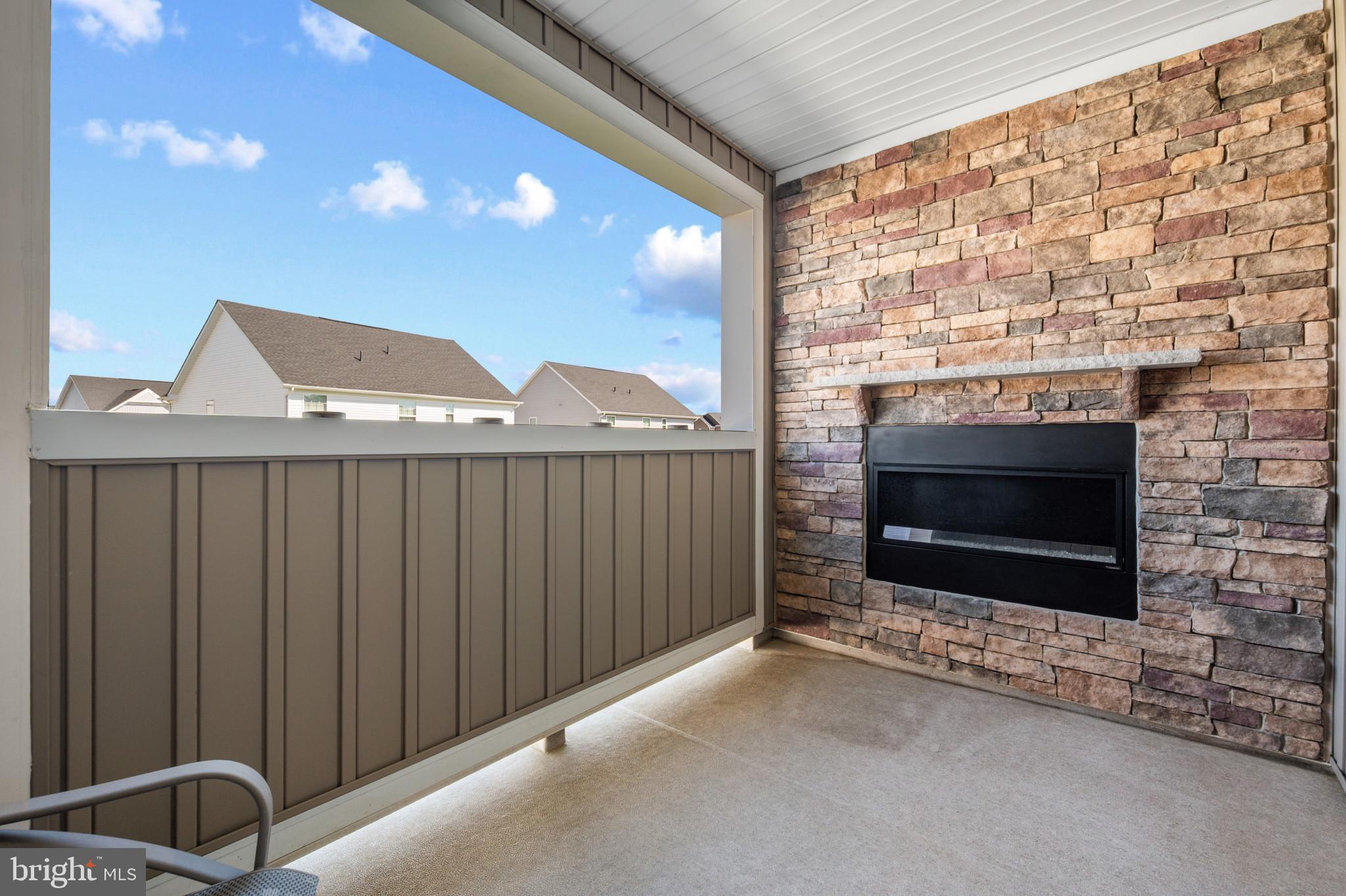 7304 Isabella Road Laurel, MD 20723 - Photo 19 of 44 Serene Balcony with Fireplace