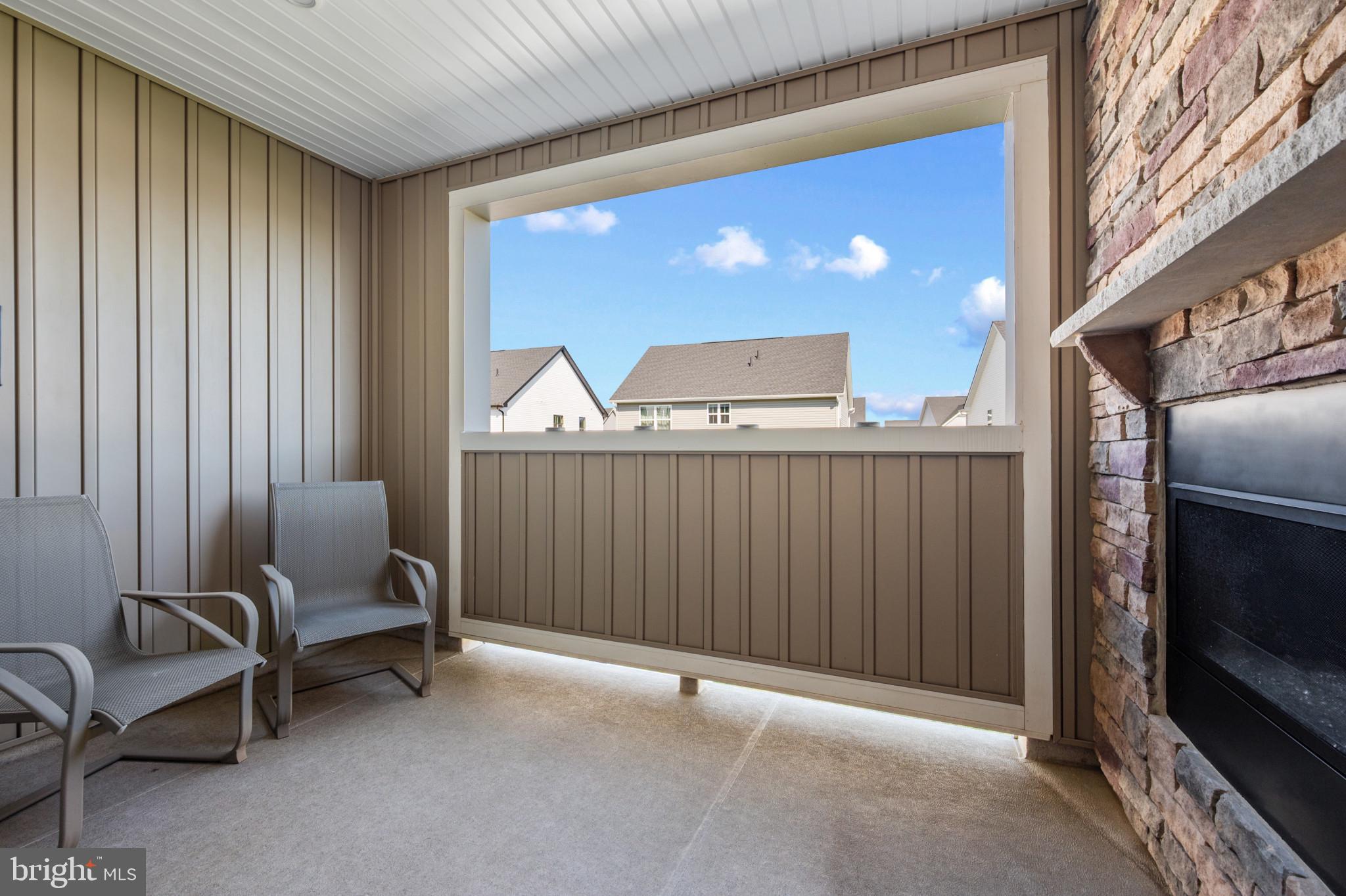 7304 Isabella Road Laurel, MD 20723 - Photo 20 of 44 Serene Balcony with Fireplace