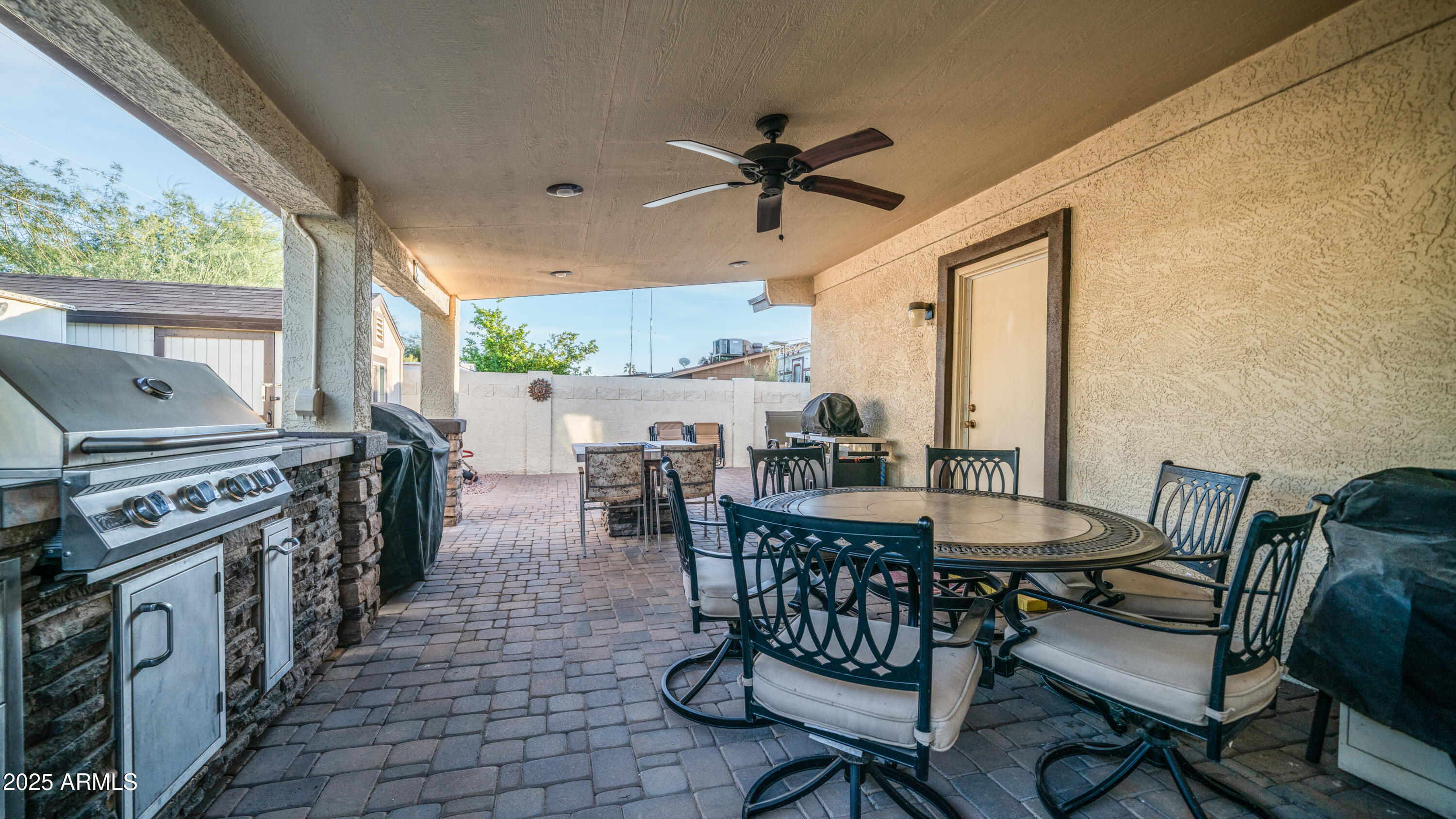 657 South Copper Drive Apache Junction, AZ 85120 - Photo 28 of 44 a view of a dining room with furniture window and outside view