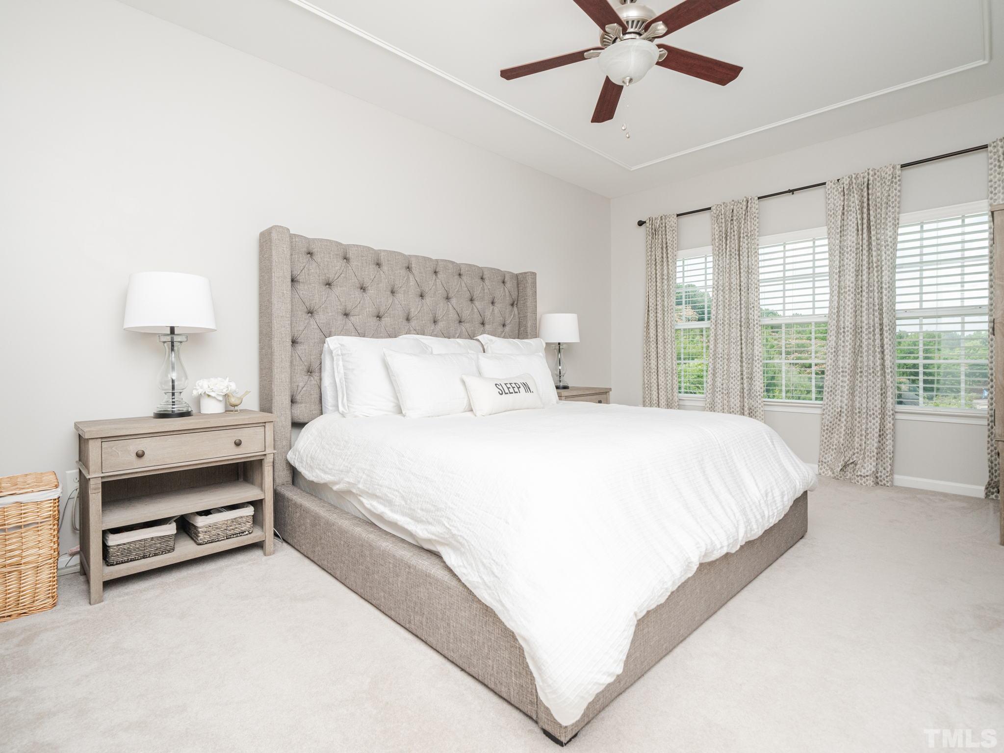 1307 Rodessa Run Raleigh, NC 27607 - Photo 21 of 36 a bedroom with a bed and window