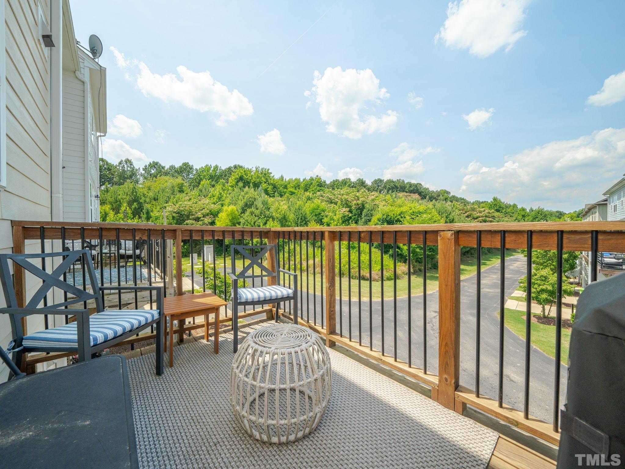 1307 Rodessa Run Raleigh, NC 27607 - Photo 31 of 36 a view of roof deck with patio