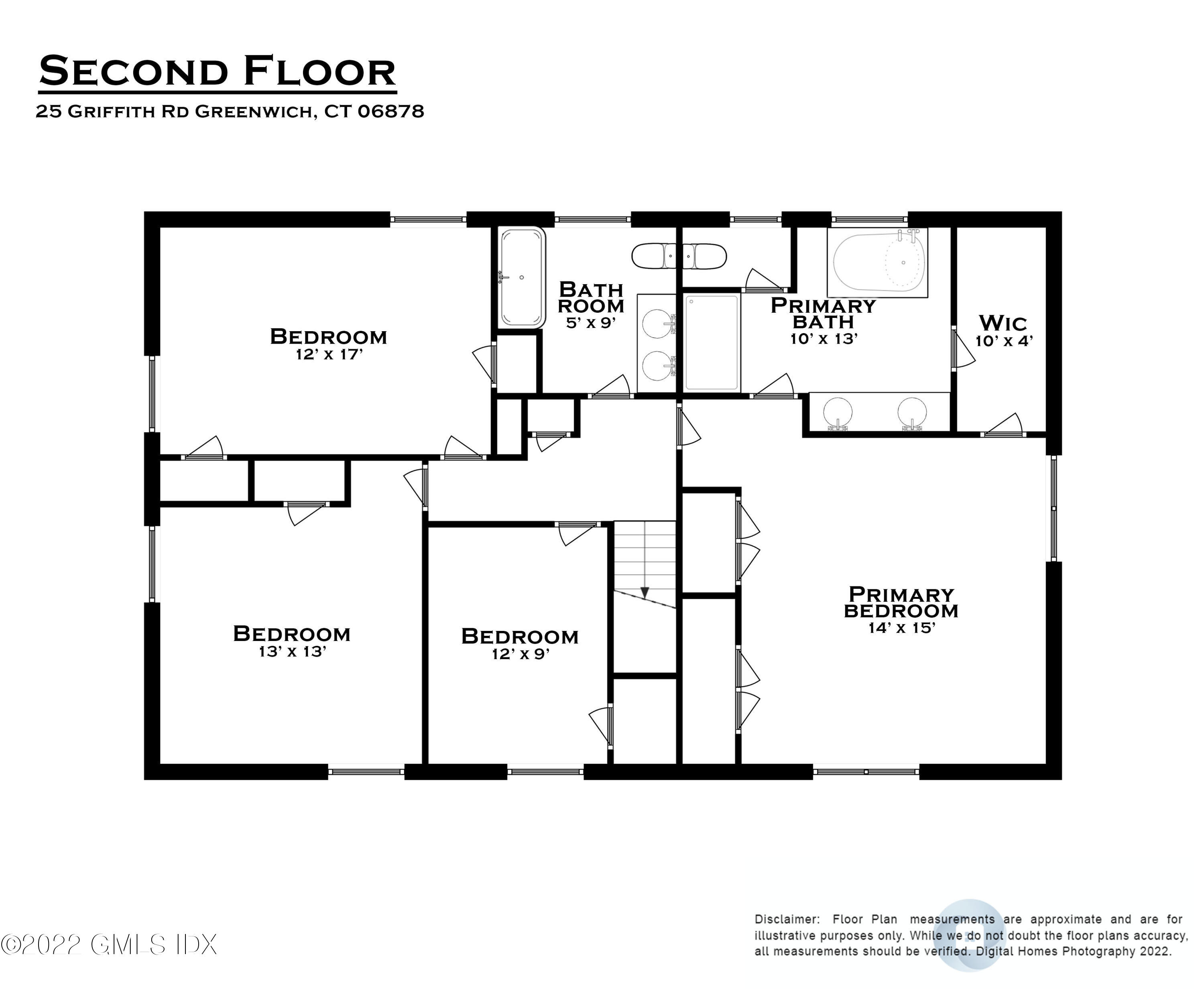 25 Griffith Road Riverside, CT 06878 - Photo 36 of 37 Second Floor 2D
