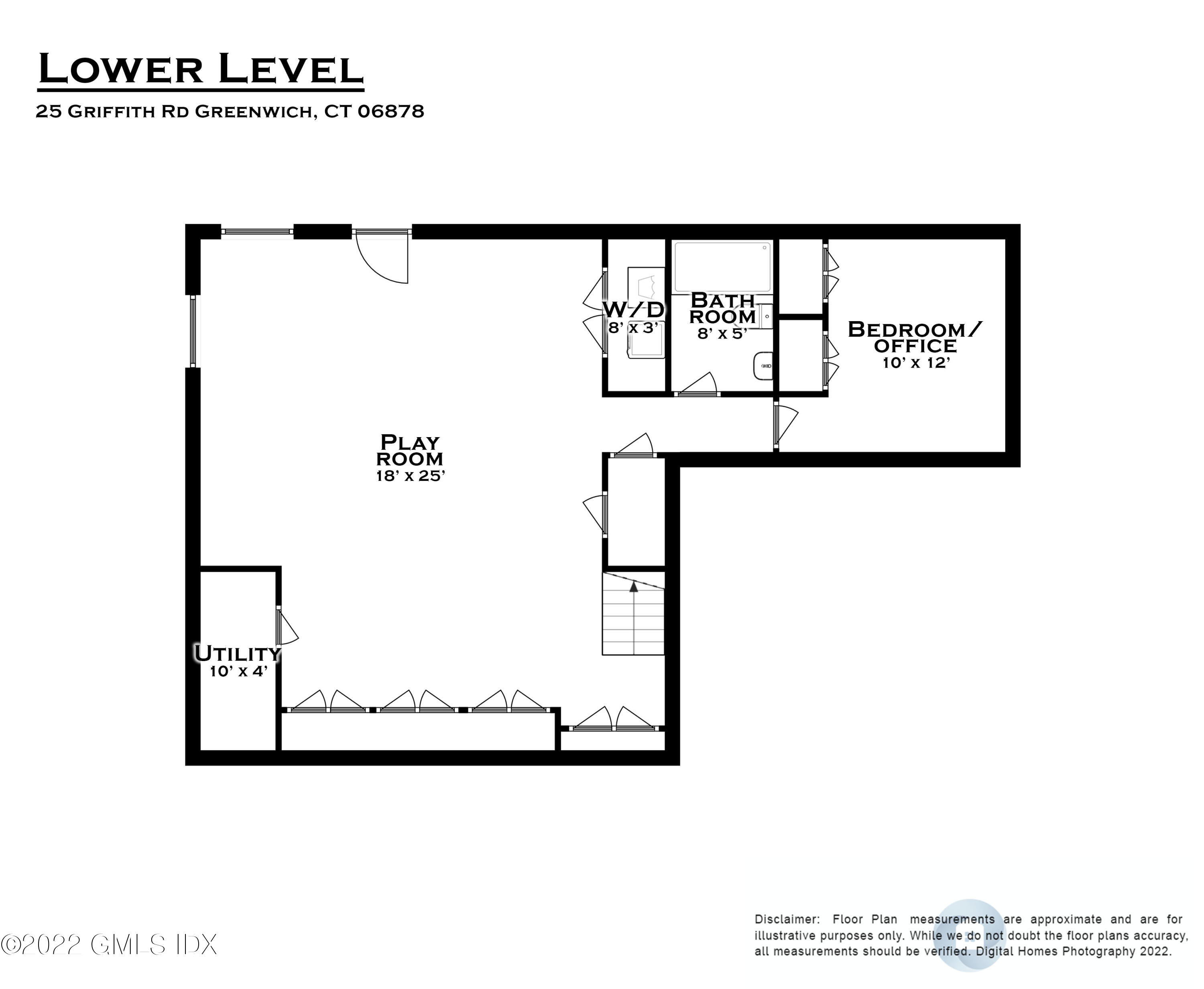 25 Griffith Road Riverside, CT 06878 - Photo 37 of 37 Lower Level 2D