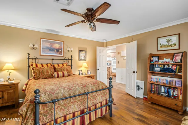 a room with gym equipment and windows