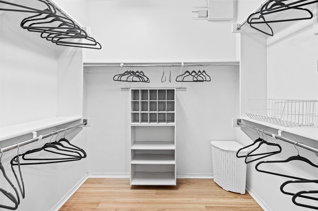 109 Providence Street Georgetown, TX 78633 - Photo 23 of 31 a view of a hallway with stairs and a closet