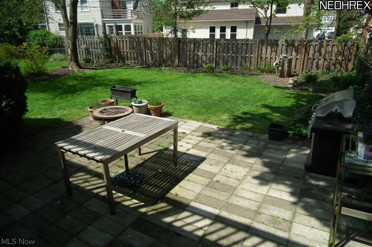2544 Laurelhurst Road Cleveland, OH 44118 - Photo 13 of 14 GREAT BACKYARD WITH LANDSCAPING, FULL WOOD FENCE AND BEAUTIFUL PATIO