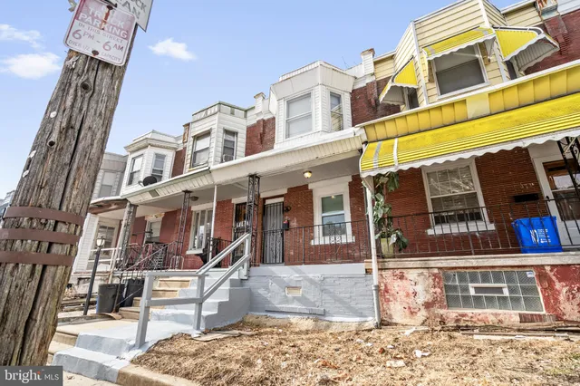 a front view of a building