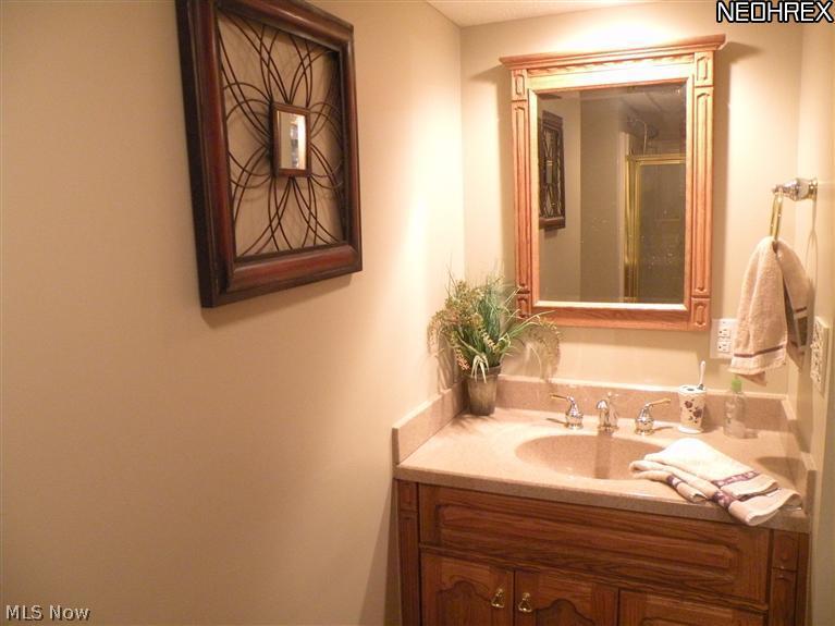 4656 Hattrick Road Ravenna, OH 44266 - Photo 14 of 24 updated bath off of family and mud room features a ceramic floor and shower.