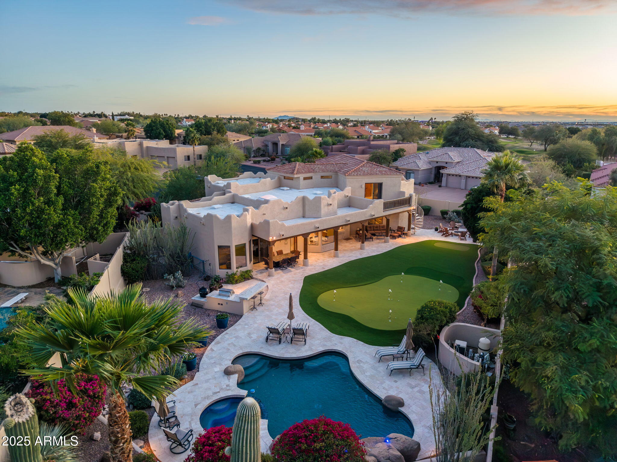 4055 North Recker Road, Unit 99 Mesa, AZ 85215 - Photo 45 of 68 Aerial View of Backyard