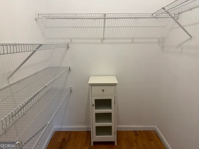 a view of storage and utility room