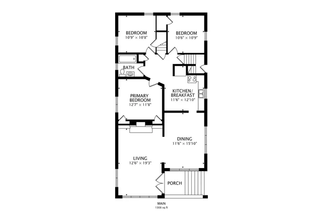 a picture of a bench in front of a wall