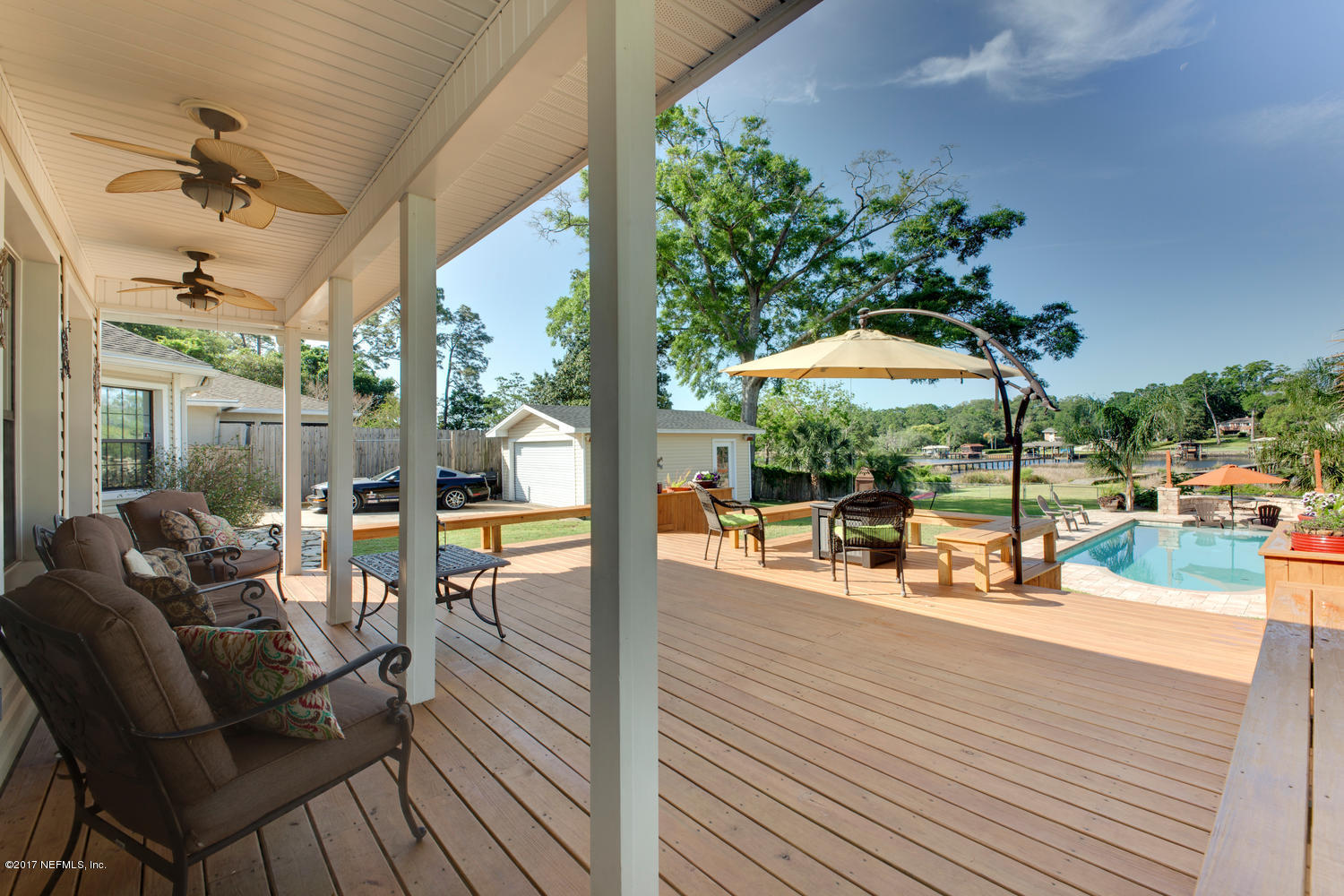 566 Bay Ridge Road Jacksonville, FL 32216 - Photo 38 of 46 deck - another view