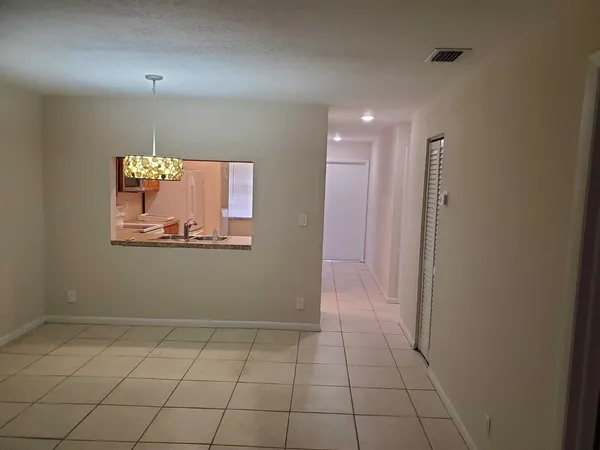 a bathroom with a mirror