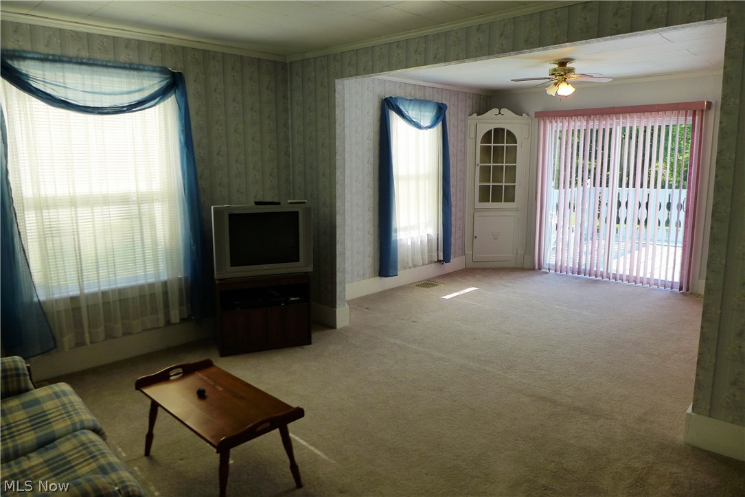 7811 North Ridge Road Madison, OH 44057 - Photo 24 of 24 Here is a view of the north side of the living room. Wall removed to provide for a more open floor plan.