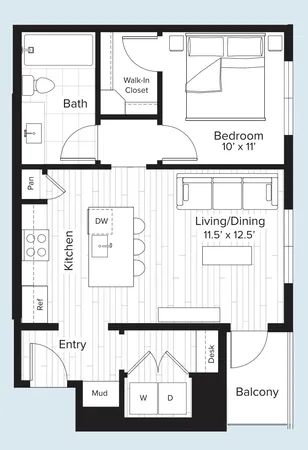 $1,787 | 170 Malone Street, Unit 3203, Houston, TX 77007