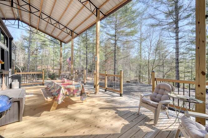 47 Conestoga Trail Murphy, NC 28906 - Photo 27 of 42 a view of outdoor space with seating area