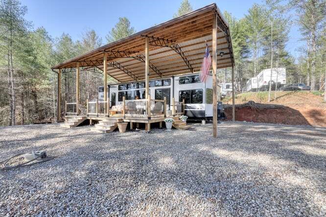 47 Conestoga Trail Murphy, NC 28906 - Photo 5 of 42 a view of the house with backyard