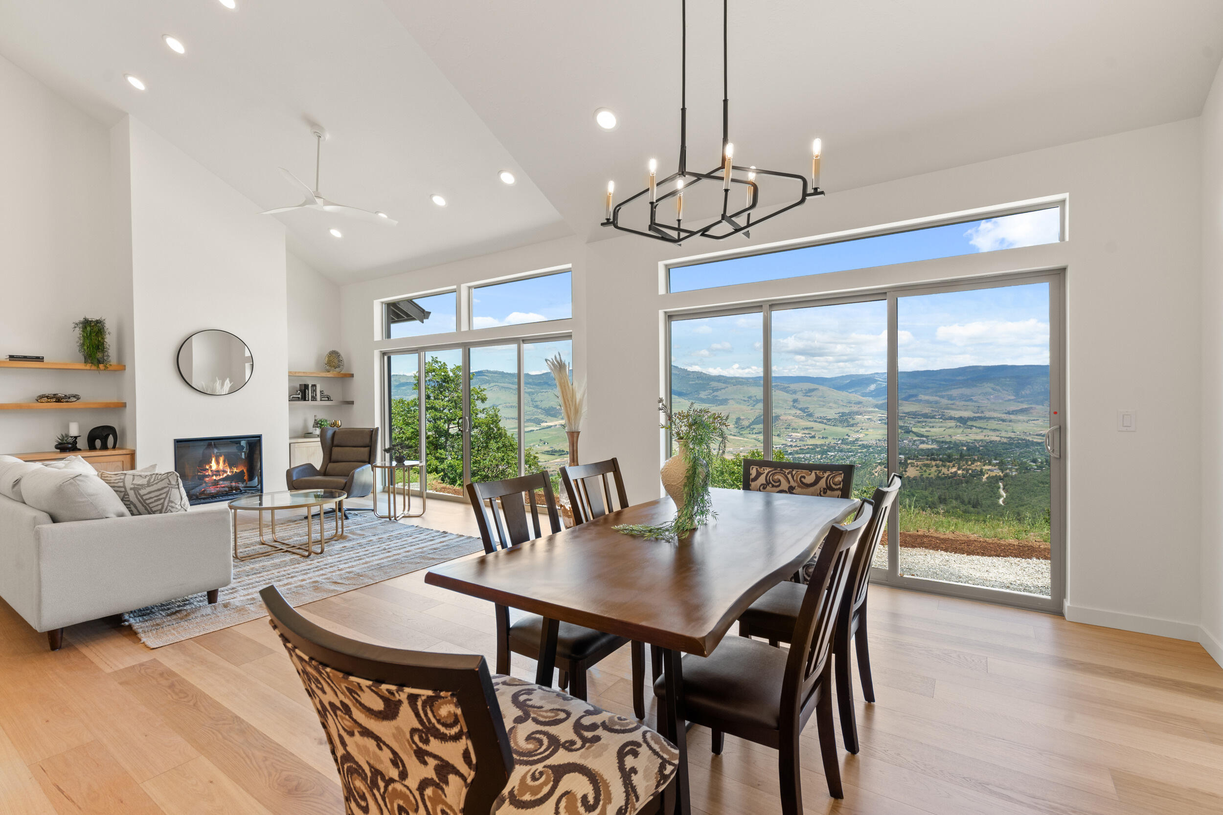 3060 Ashland Mine Road Talent, OR 97540 - Photo 9 of 43 a view of a dining room with furniture window and outside view