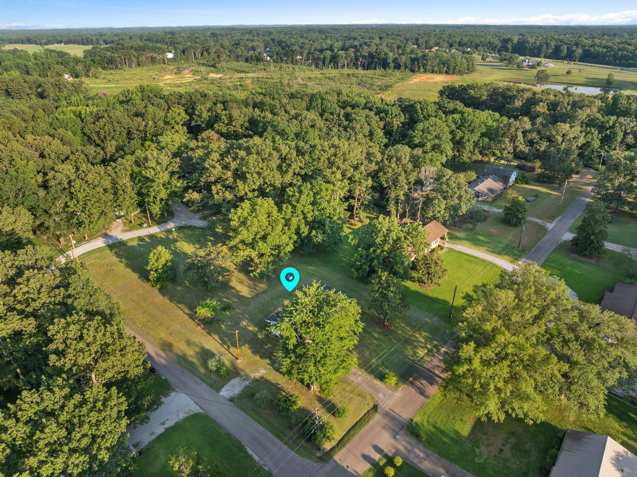 17 County Road 233 Corinth, MS 38834 - Photo 36 of 40 Aerial view of property and surrounding area with a forest