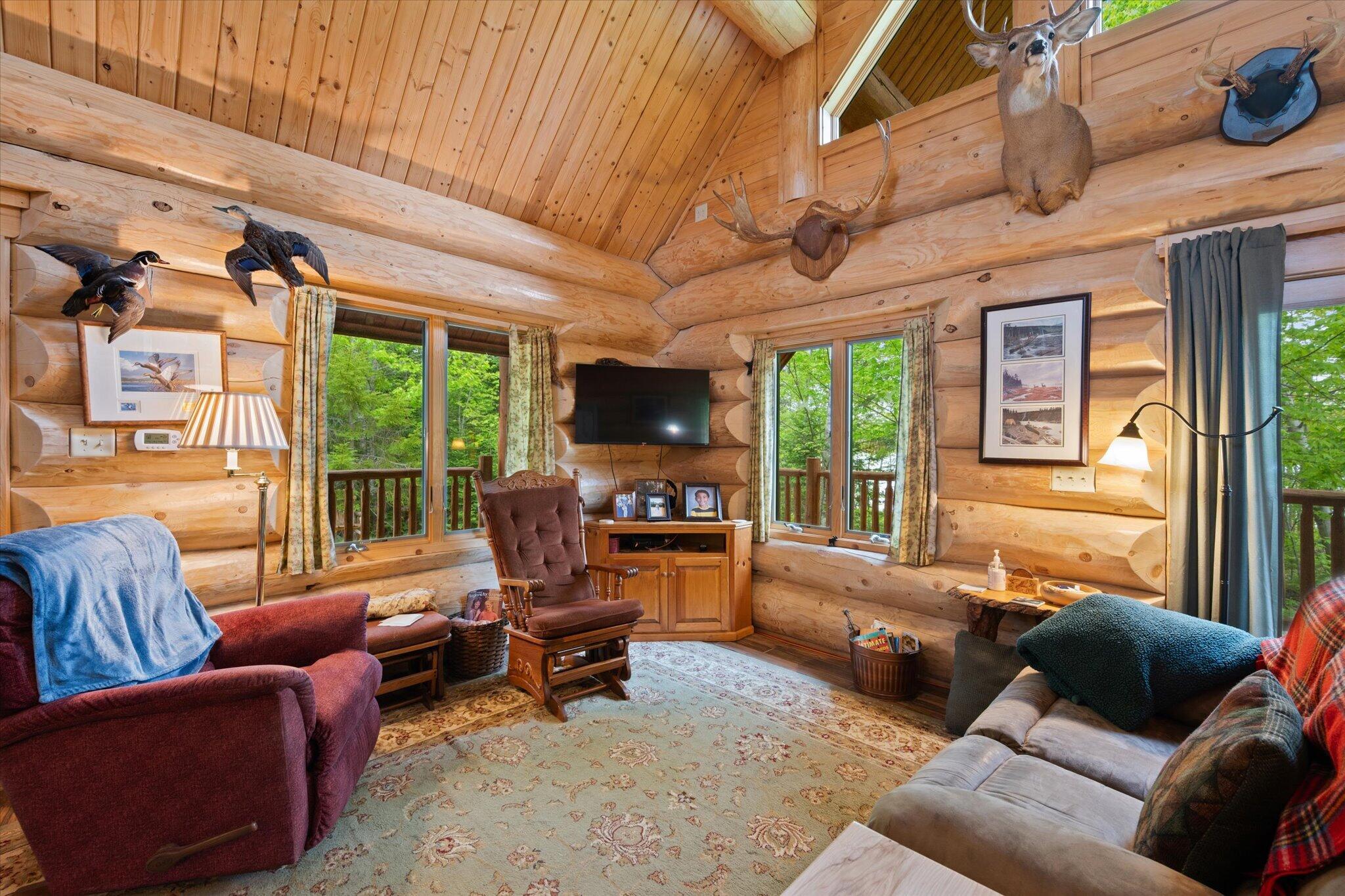 314 Atwood Pond Road Patten, ME 04765 - Photo 26 of 76 Living Room-Anderson Windows...