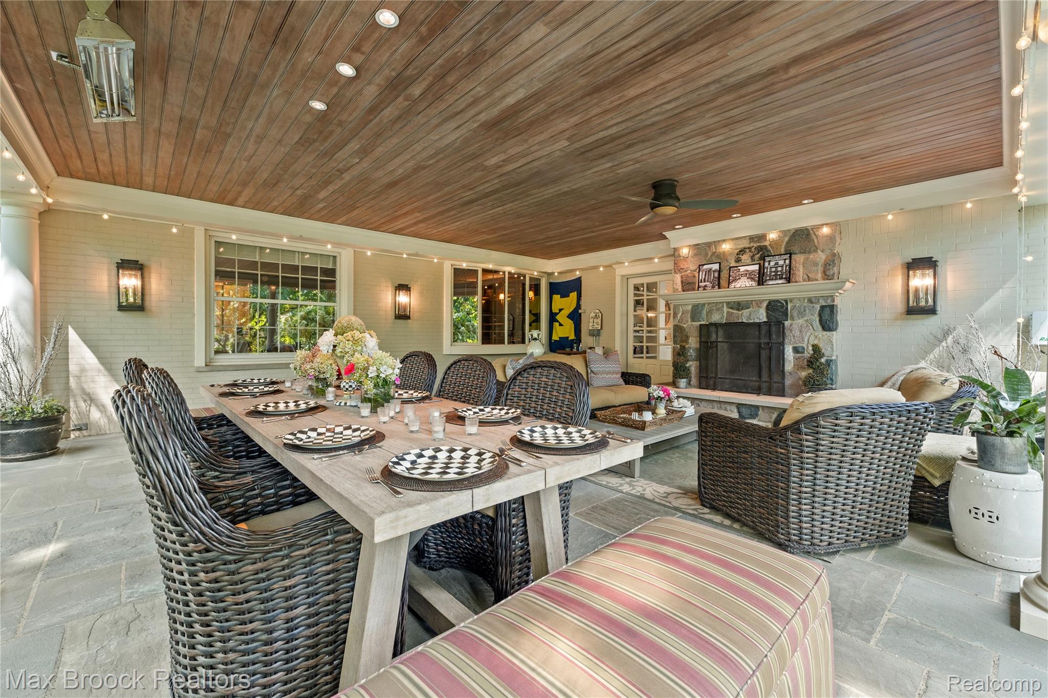 375 Dunston Road Bloomfield Hills, MI 48304 - Photo 46 of 59 Covered Patio View 2