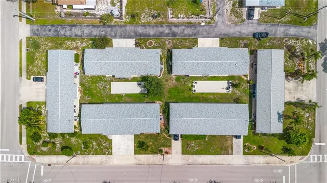 front view of a house with outdoor space