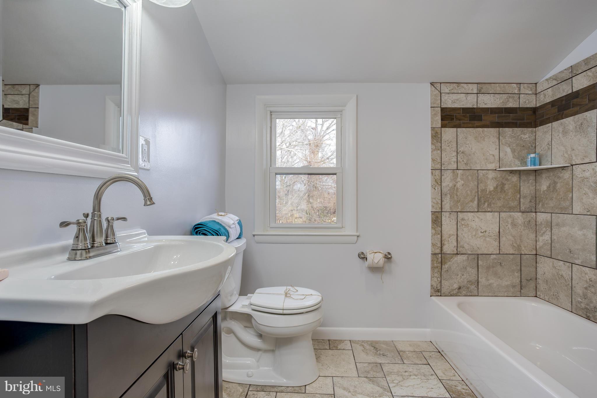 1918 Old Frederick Road Catonsville, MD 21228 - Photo 15 of 24 Full Bath Upstairs Pristinely Remodeled