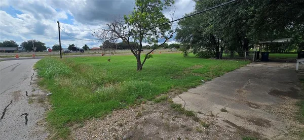 a view of a park with tree s
