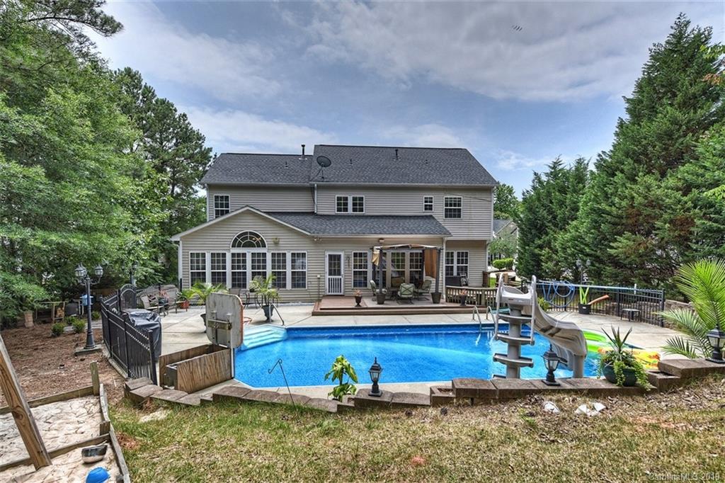 255 Choate Avenue Fort Mill, SC 29708 - Photo 2 of 38 an aerial view of a house with swimming pool and porch