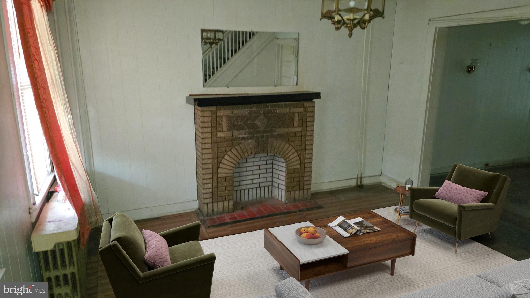 2308 Robb Street Baltimore, MD 21218 - Photo 2 of 23 Living room staged