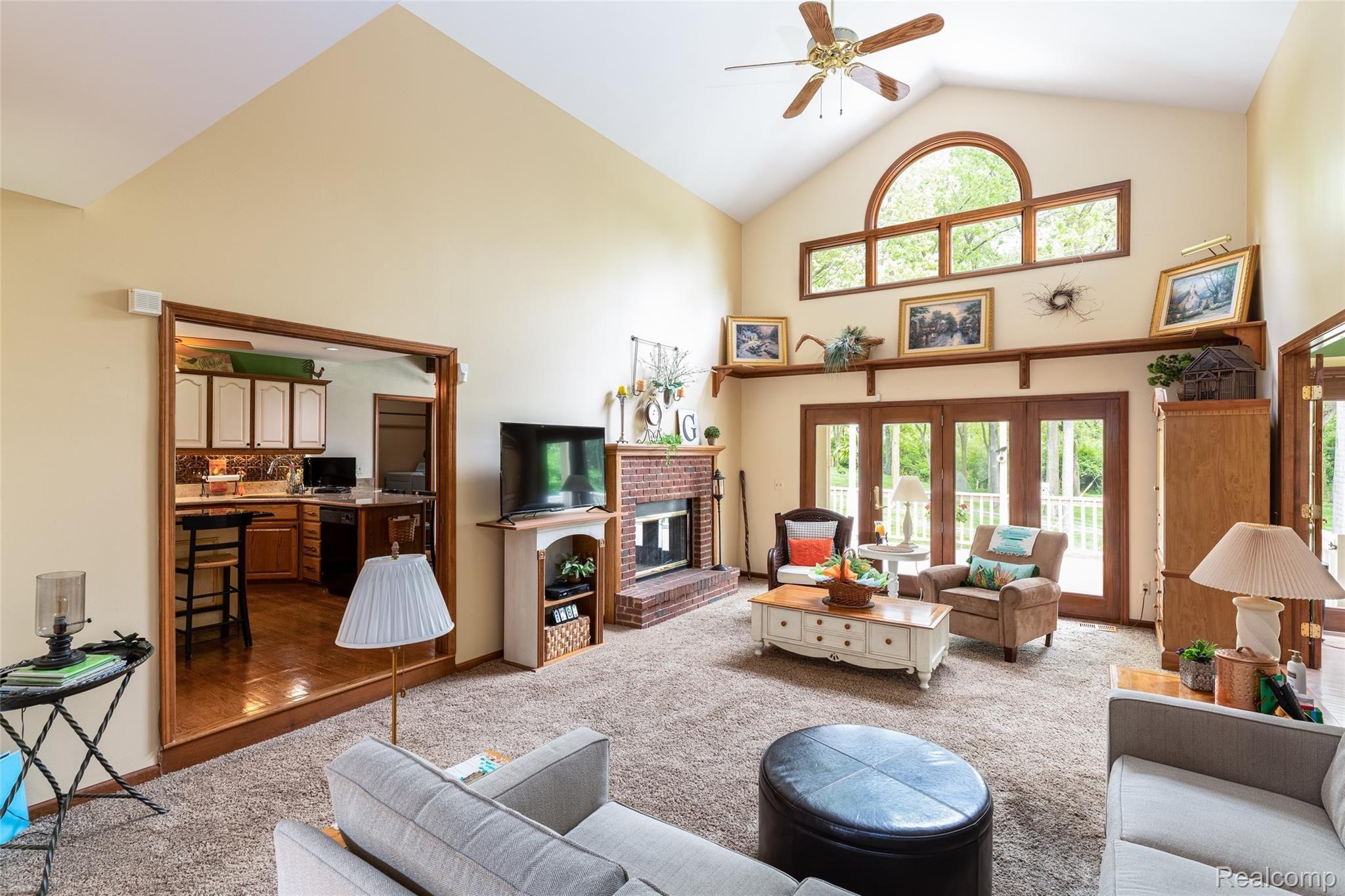 7751 Ridge Road Canton, MI 48187 - Photo 9 of 48 Great Room 22 X 15 with French Doors to Rear Deck