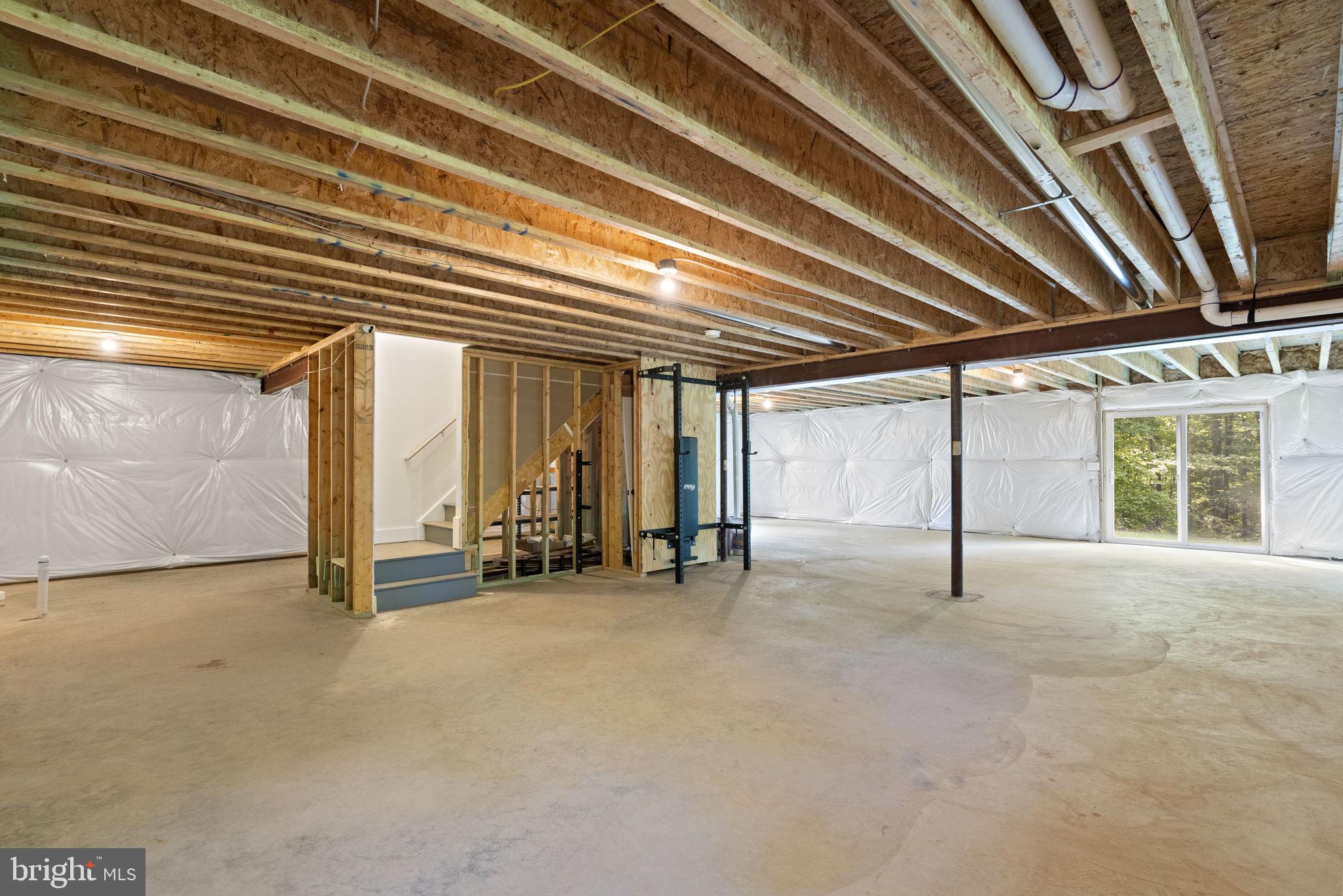 9171 Keyser Road Nokesville, VA 20181 - Photo 31 of 47 Full walk-out basement - unfinished.