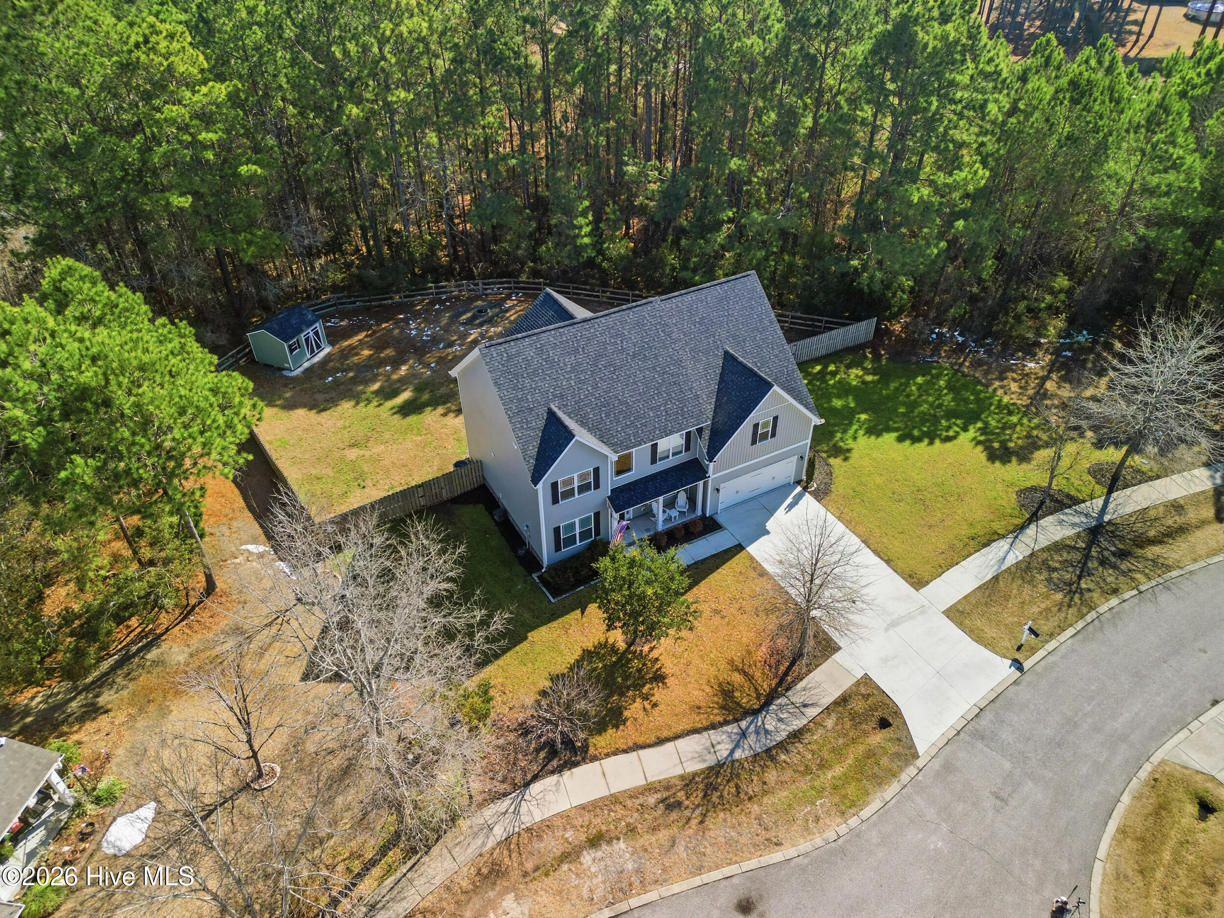 111 Lumis Court Hampstead, NC 28443 - Photo 2 of 68 2_front left aerial