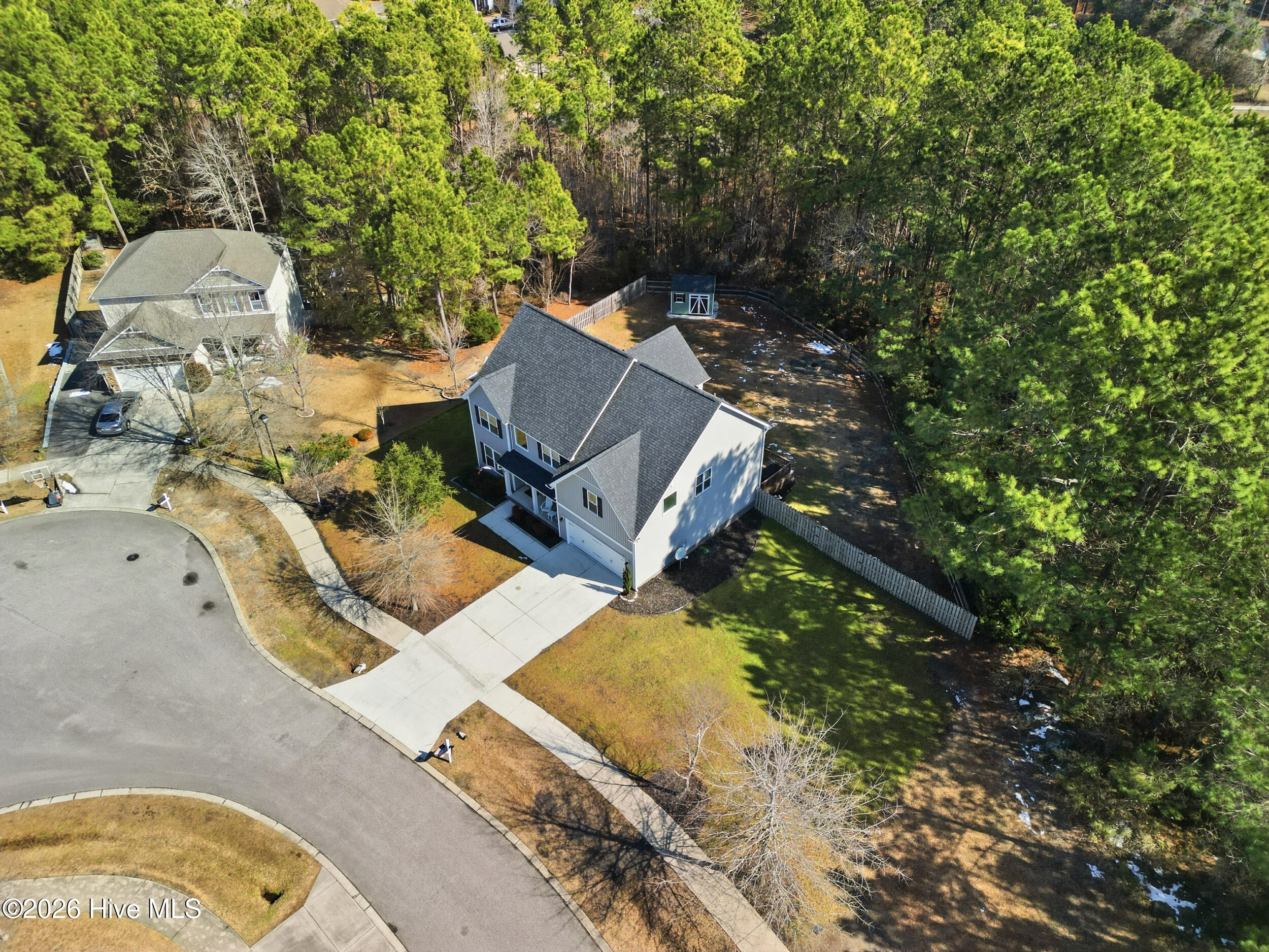 111 Lumis Court Hampstead, NC 28443 - Photo 64 of 68 66_front right aerial mid