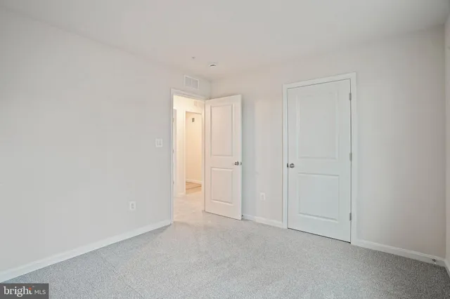 a view of an empty room