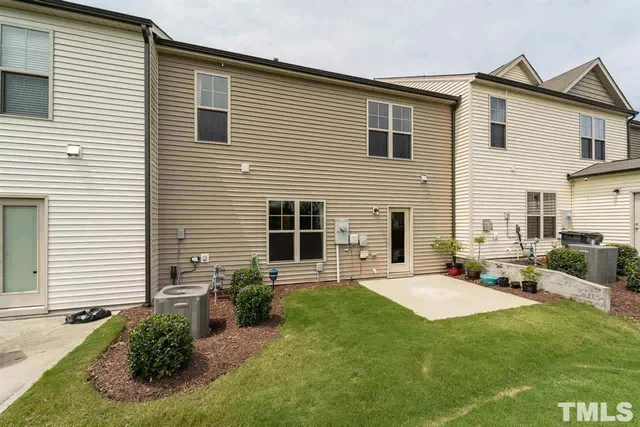 a view of a house with a patio
