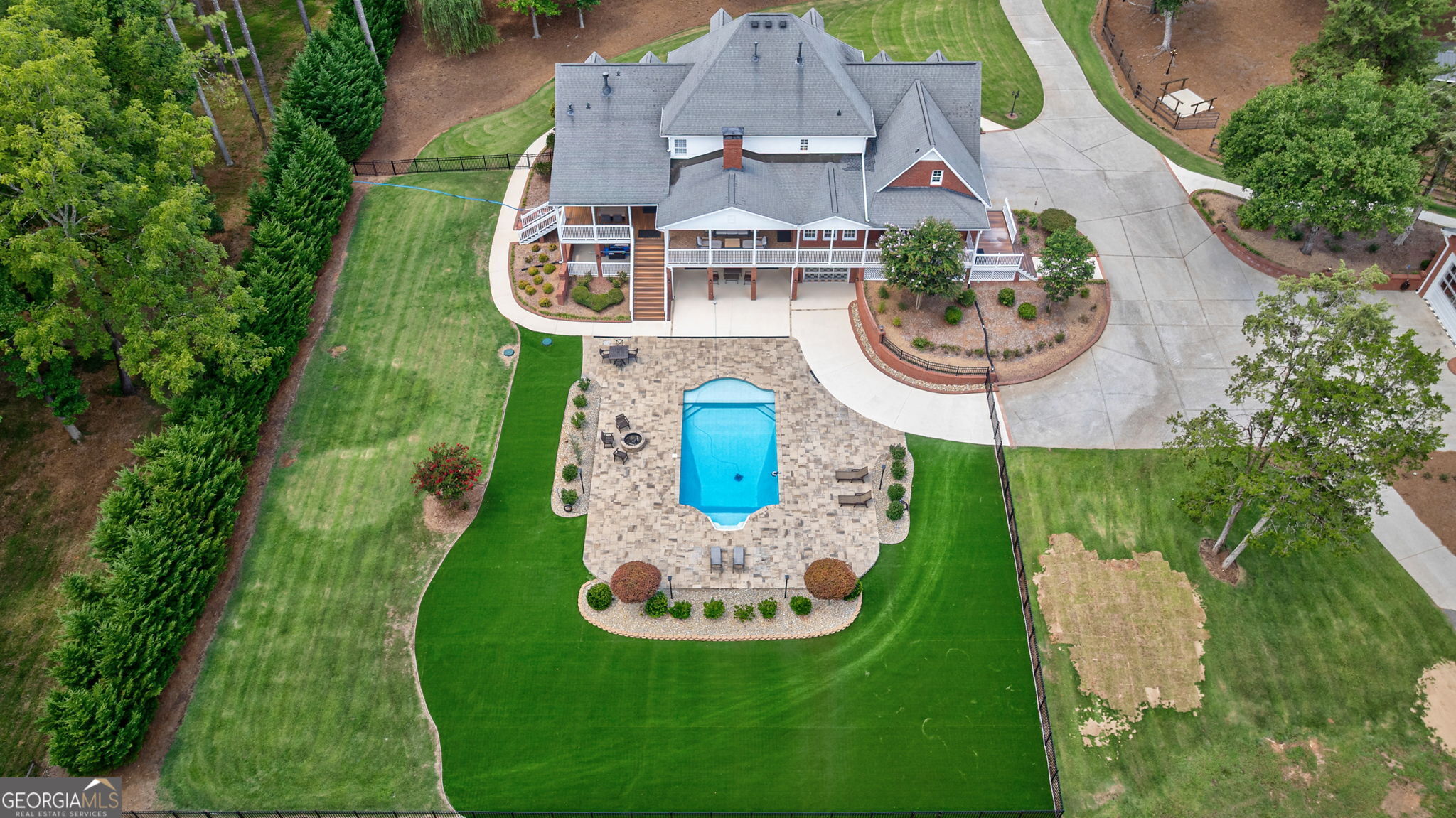 2391 Rabbit Farm Circle Loganville, GA 30052 - Photo 95 of 97 an aerial view of a house