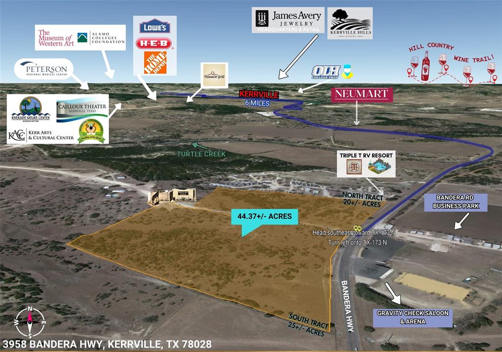 25-acre Bandera Highway Unit SOUTH TRACT 25AC  